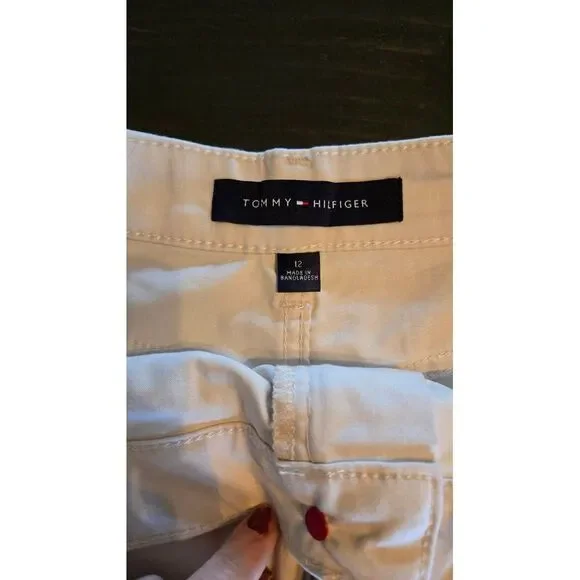 NWT Tommy Hilfiger Skirt A-Line White Mini Casual Everyday Size 12 Retail $69.50 - Picture 3 of 7